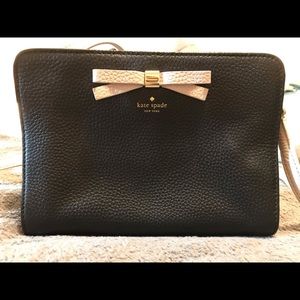 Kate Spade Small Cream & Black Crossbody Bag